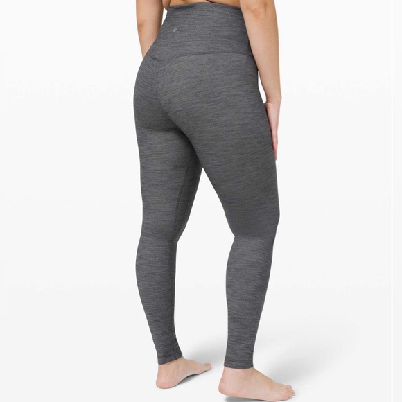 Lululemon Align Pant Super High-Rise 28" Mini Heathered herringbone leggings 14 - Picture 1 of 9